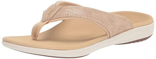 Revitalign Yumi Havana Orthotic Floral Thong Sandals